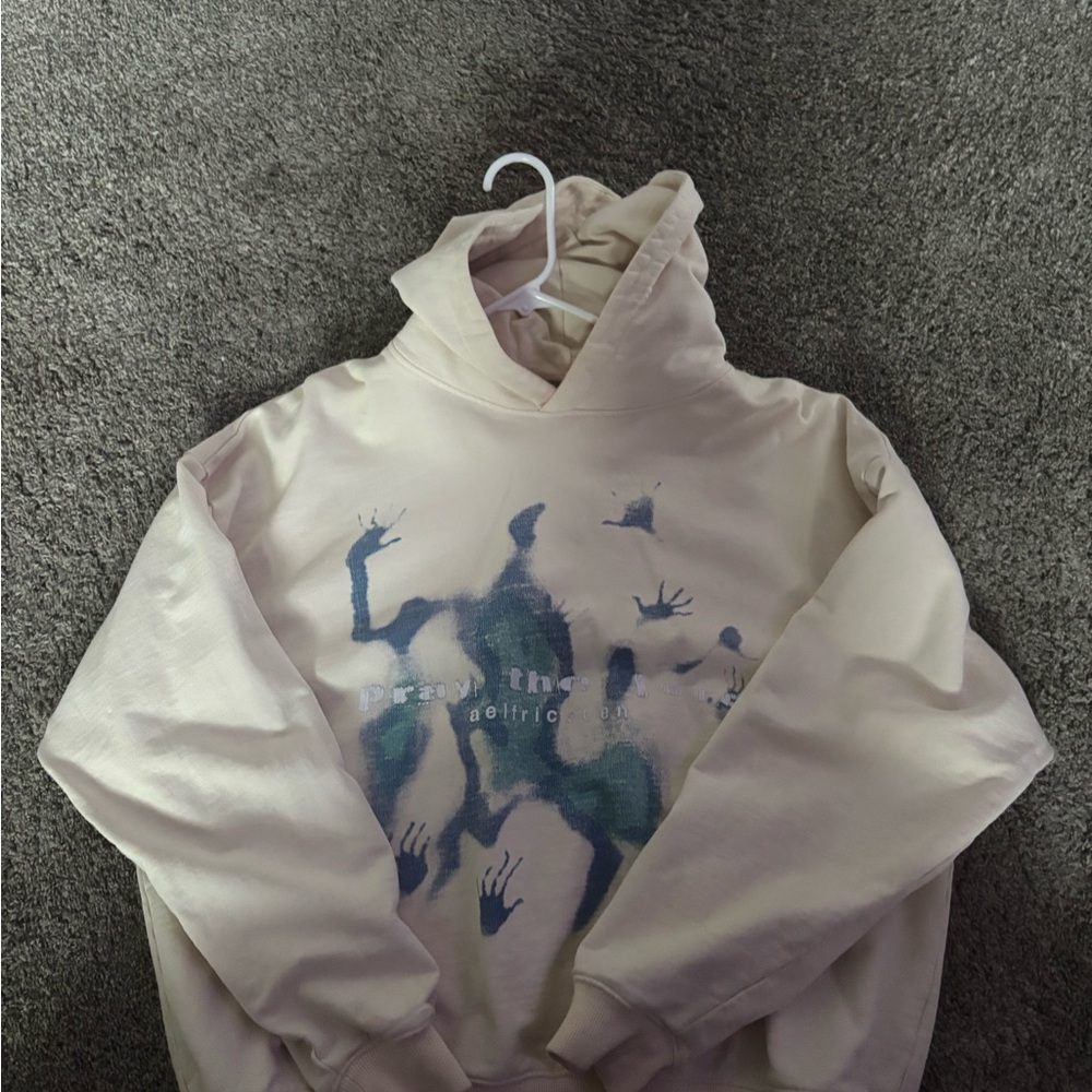 Aelfric Eden Cream Graphic Hoodie